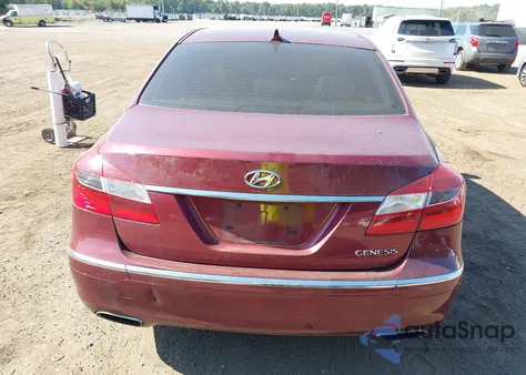 2013 Hyundai Genesis 3.8 z USA, uszkodzony, nr VIN KMHGC4DD0DU225975